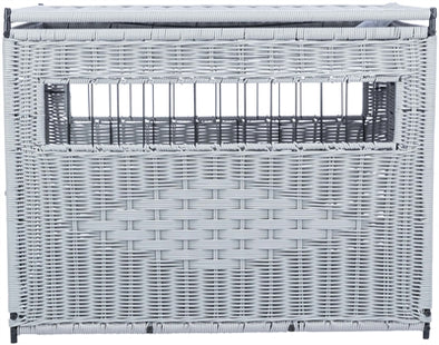 Trixie Bench Homekennel Polyrotan Lichtgrijs