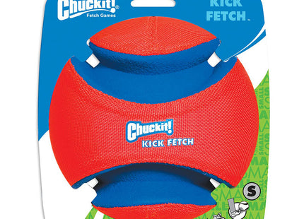 Chuckit! - Kick Fetch hondenspeelgoed in blauw en rood, perfect voor waterspelletjes.