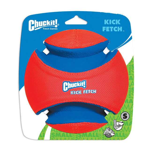 Chuckit! - Kick Fetch hondenspeelgoed in blauw en rood, perfect voor waterspelletjes.