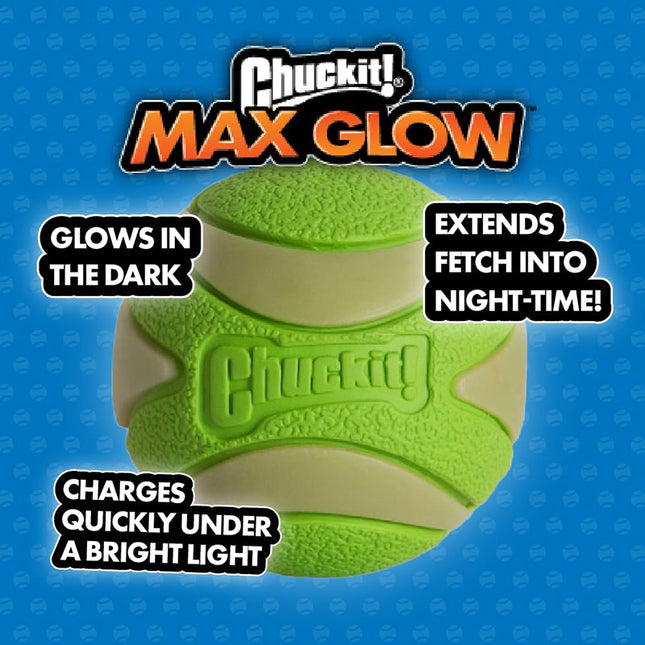 Chuckit! -  Max Glow Ultra Squeaker Ball