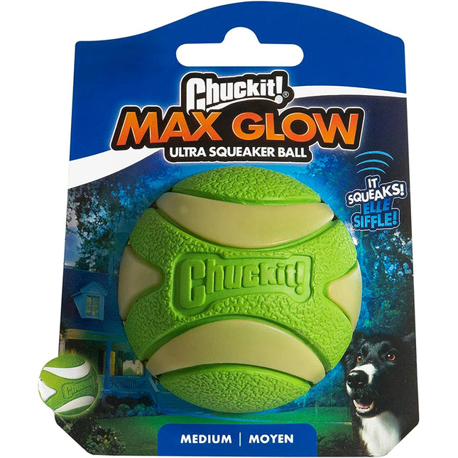 Chuckit! -  Max Glow Ultra Squeaker Ball