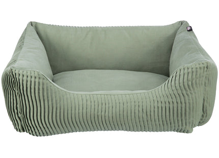 Een groene Trixie Hondenmand Marley -Soft Edition