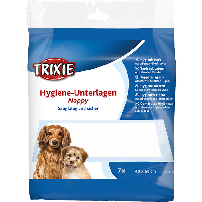 Trixie - Puppy-Zindelijkheidsmat Nappy, ook wel puppypads genoemd, is een must-have product voor iedereen die zindelijkheidstraining doet met de dweil.