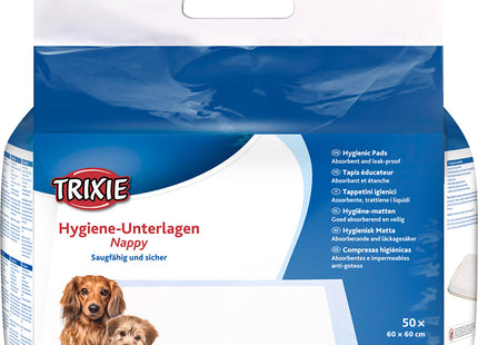 Trixie - Puppy-Zindelijkheidsmat Luierpuppydoekjes zijn een essentieel hulpmiddel bij zindelijkheidstraining en bieden gemak en effectiviteit bij het handhaven van de hygiëne van uw pup. Deze doekjes dienen als alternatief voor Trixie - Puppy-Zindelijkheidsmat Nappy.