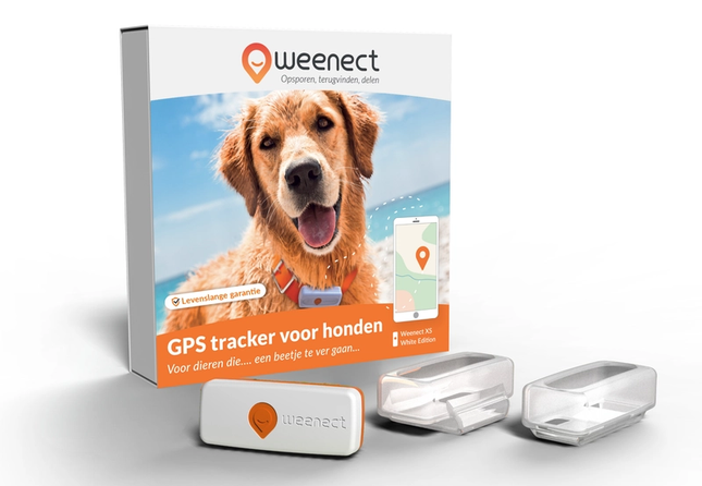Weenect - XS Tracker Hond Wit