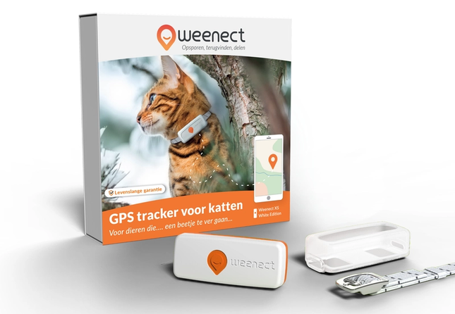 Weenect - XS Tracker Kat Wit
