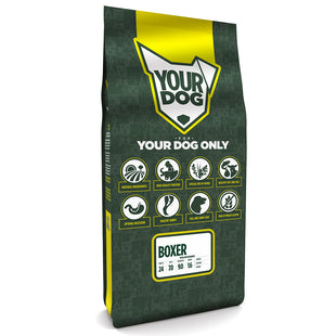 Een doos Your Dog - Boxer Adult hondenvoer voor uw Boxerhond.