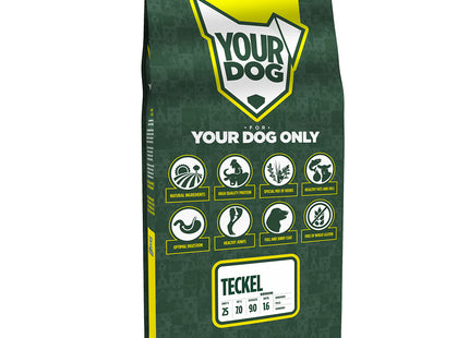 Een zakje Your Dog - Teckel / Teckel Senior hondenvoer voor uw senior Teckel.