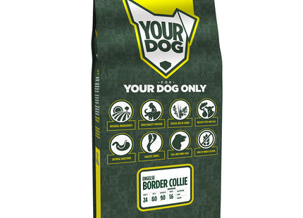 Een zakje Your Dog - Engelse Border Collie Senior, speciaal samengesteld voor border collies.