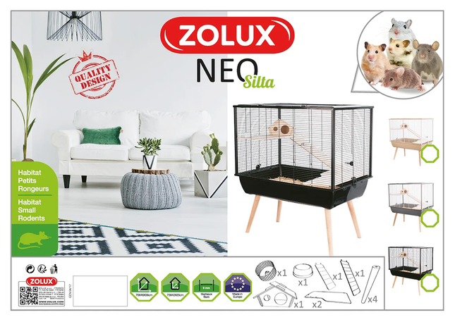 Zolux - Knaagdierkooi Neo Silta