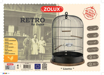 Zolux - Vogelkooi Retro Lisette