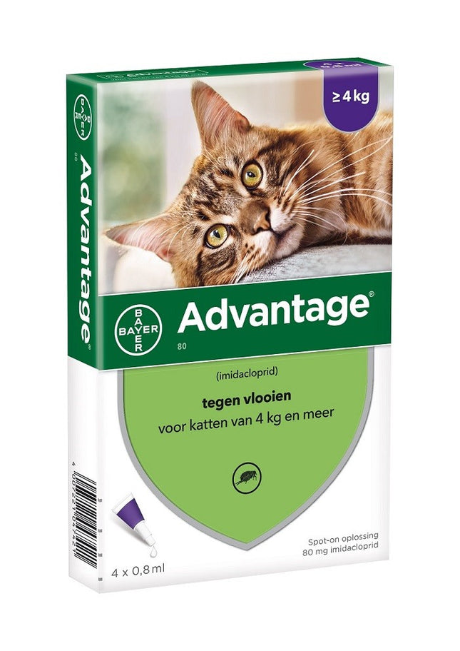 Bayer - Advantage® 80 voor Katten vanaf 4 kg