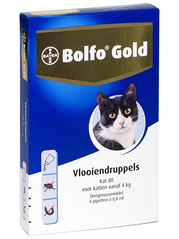 Bolfo Gold Kat 80 voor Katten vanaf 4 kg