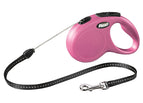 Flexi Classic S - Cord Leash - Roze - 5 mtr