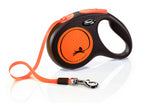 Flexi New Neon M - Tape Leash - Neon Oranje