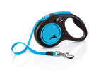 Flexi New Neon S - Tape Leash - Neon Blauw