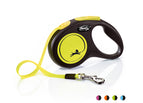 Flexi New Neon S - Tape Leash - Neon Geel