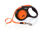 Flexi New Neon S - Tape Leash - Neon Oranje