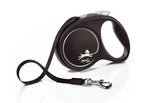 Flexi Black Design M - Tape Leash - Zwart