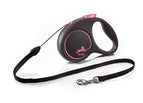 Flexi Black Design S - Cord Leash - Roze