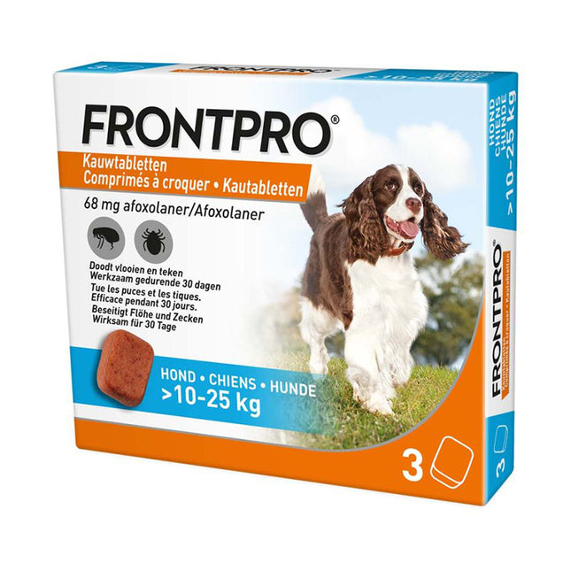 Frontpro Kauwtabletten voor honden van 10 kg tot 25 kg