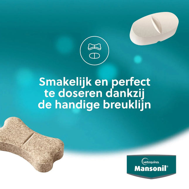 Mansonil - tabletten voor het ontwormen van wormen, smokkelijk te perfect te dijken en handige bru.