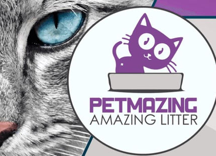 Een afbeelding van een Petmazing - Silver Line Kattenbakvulling kat met de woorden geweldig nest.