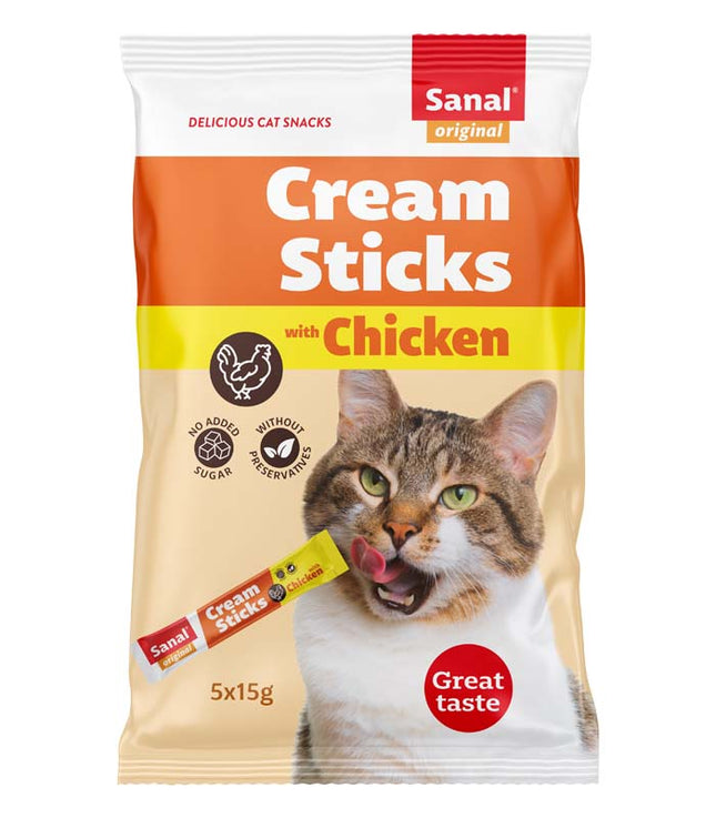 Sanal - Cream Sticks with Chicken (5x 15 g)
