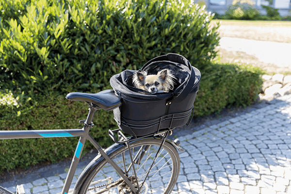 Panier à vélo pour chien pour porte-bagages étroits