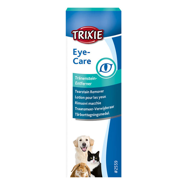 Trixie oogzorg voor honden en katten, inclusief Trixie - Traansmeer Verwijderaar voor dieren.