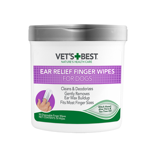 Vet's Best - Clean Ear Finger Pads bieden scoonmaken oplossing voor honden.